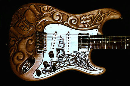 fender stratocaster wallpaper. Fender Stratocaster - carved